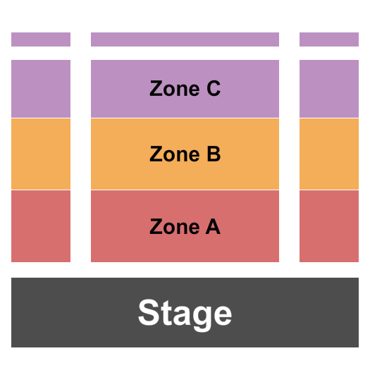 Salle Jean-Paul Tardif Seating Chart: Zone A/B/C