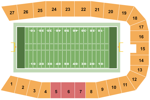 Saluki Stadium Seating Chart