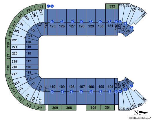 Sam Boyd Stadium Seating Chart