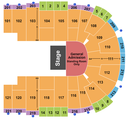 Sames Auto Arena Seating Chart: Snoop Dogg