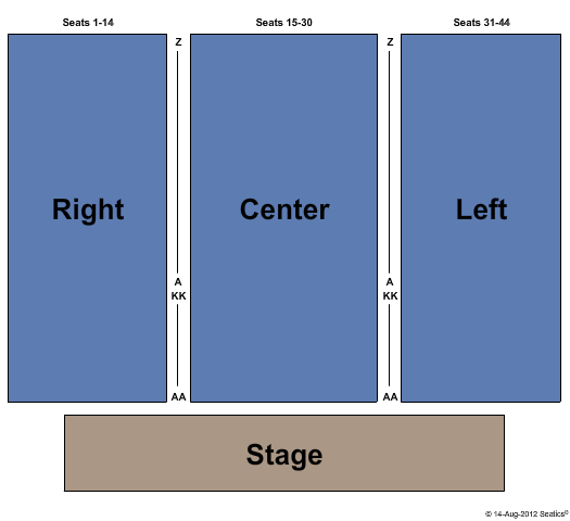 Sam's Town Casino Seating Chart