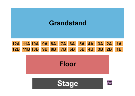 San Bernardino County Fairgrounds Seating Chart: Floor/Grandstand