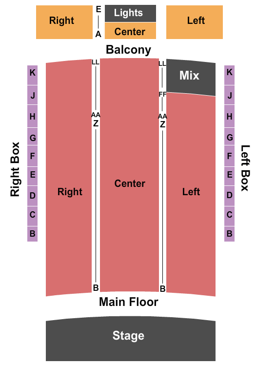 San Gabriel Mission Playhouse Seating Chart