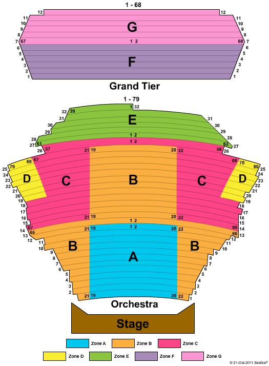 Broadway San Jose Seating Chart
