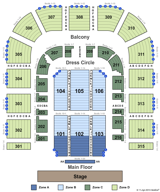 San Jose Civic Auditorium Seating Chart