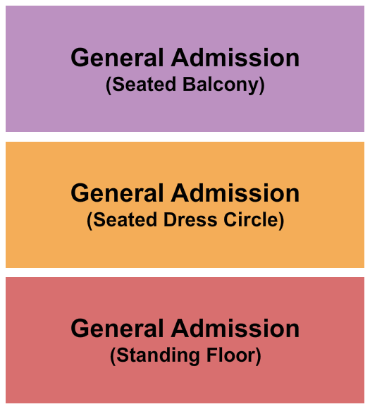 San Jose Civic Seating Chart: GA By Level