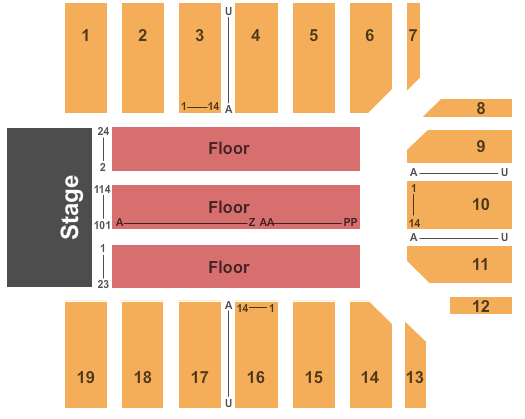 San Jose State University Event Center Seating Chart