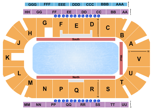 Sandman Centre Seating Chart: Stars On Ice