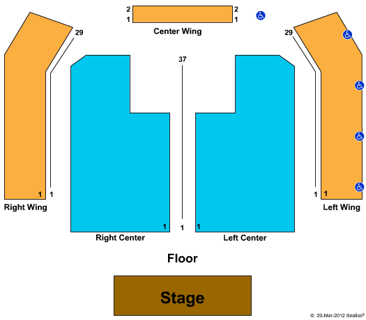 Sands Event Center Seating Chart