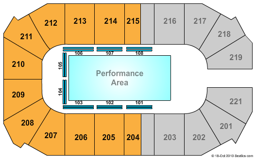 The Stage At Santa Ana Seating Chart