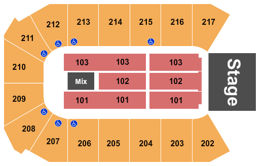 The Stage At Santa Ana Seating Chart