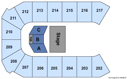 Santa Ana Star Center Seating Chart