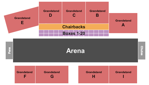 Santa Fe Rodeo Grounds Seating Chart: Rodeo