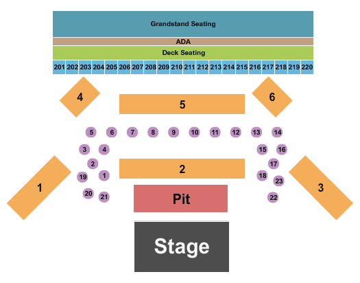 Santa Maria Fairpark Seating Chart: Concert