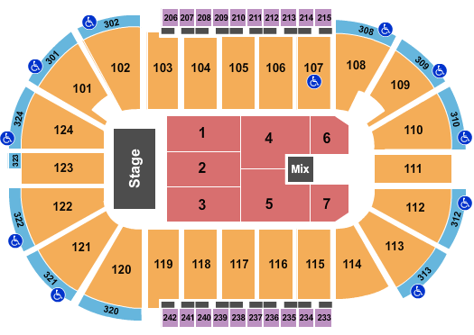 Santander Arena Seating Chart: Endstage 3