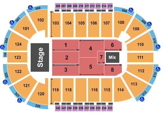 Santander Arena Seating Chart: Lil Wayne