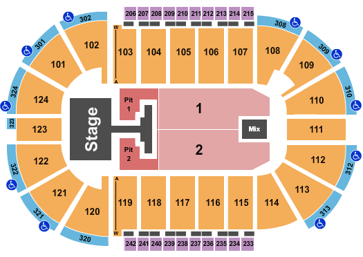 Santander Arena Seating Chart: Ricardo Arjona