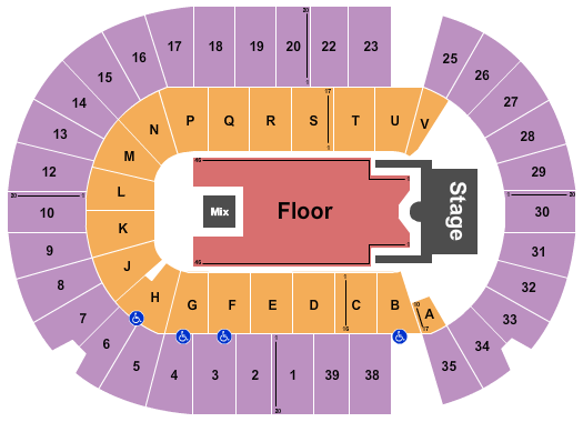 SaskTel Centre Seating Chart: Hilary Duff