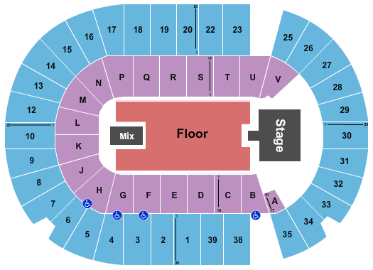 Golden 1 Center Seating Chart Maroon 5