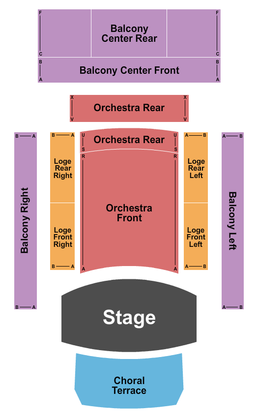 Sauder Concert Hall at Goshen College Music Center Map