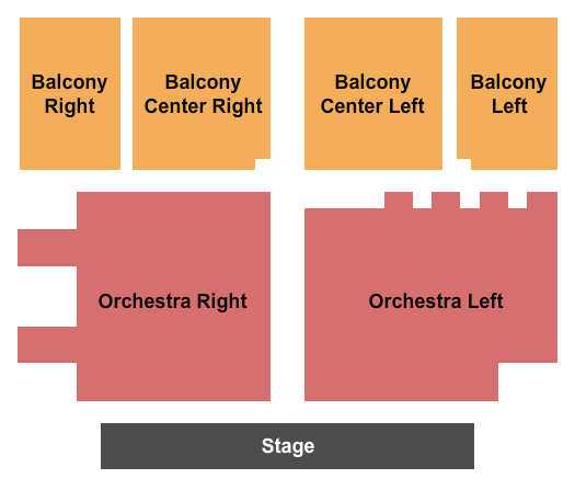 Savannah Center - FL Seating Chart: End Stage