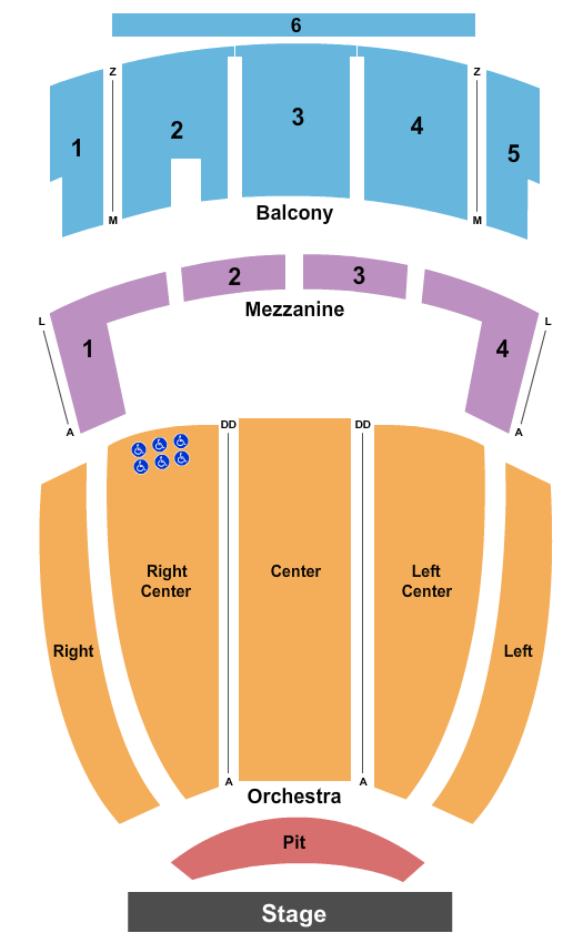 Civic Center Seating Chart For Hamilton