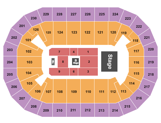 Save Mart Center Seating Chart: Air1 Worship Now