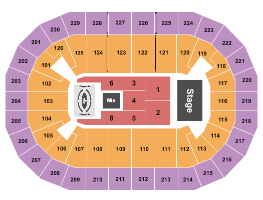 Save Mart Center Seating Chart: Carin Leon 2