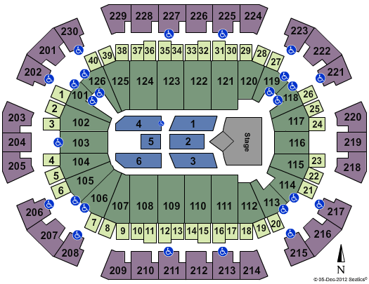 Save Mart Center Seating Chart