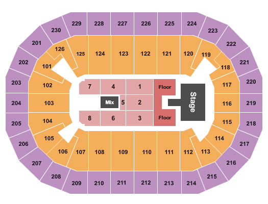 Save Mart Center Seating Chart