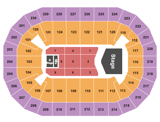 Save Mart Center Seating Chart: Grupo Firme