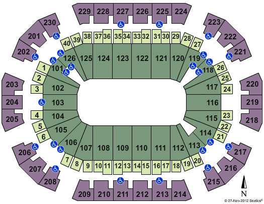 Save Mart Center Seating Chart