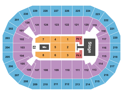 Save Mart Center Seating Chart: Lainey Wilson