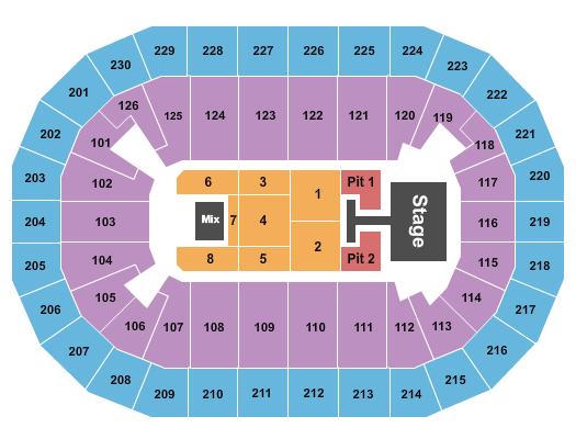 Save Mart Center Seating Chart: Marca Registrada