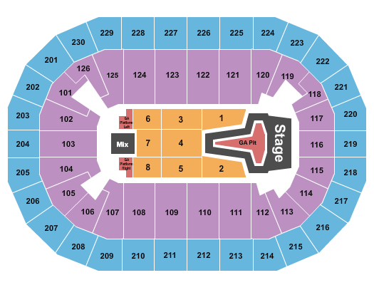 Save Mart Center Seating Chart: Phil Wickham