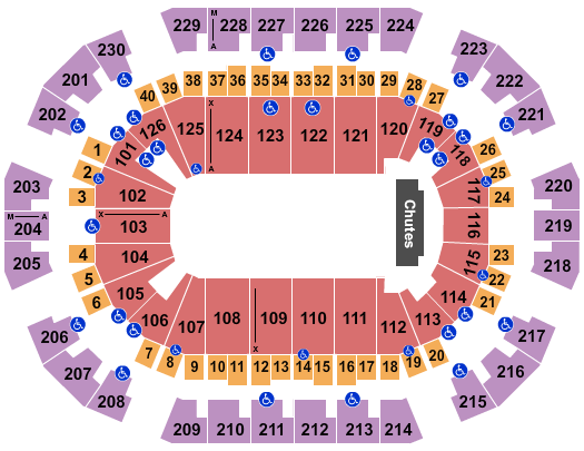 Save Mart Center Seating Chart: Rodeo