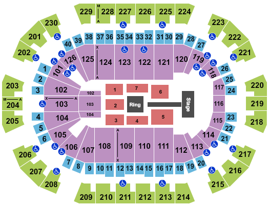 Ppg Seating Chart Wwe
