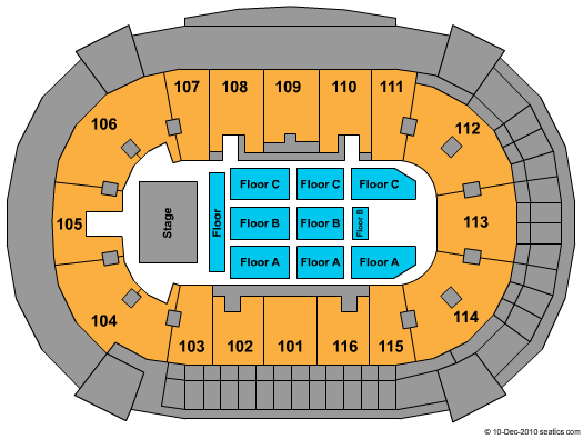 Save On Foods Memorial Centre Seating Chart