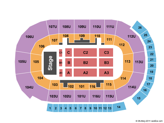 Save On Foods Memorial Centre Seating Chart: Endstage 7