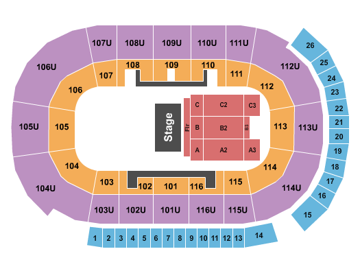 Save On Foods Memorial Centre Seating Chart: Endstage 9