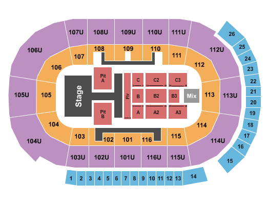 Save On Foods Memorial Centre Seating Chart: Old Dominion