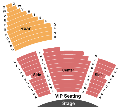 Saxe Theater - Planet Hollywood Resort & Casino Seating Chart: End Stage 2