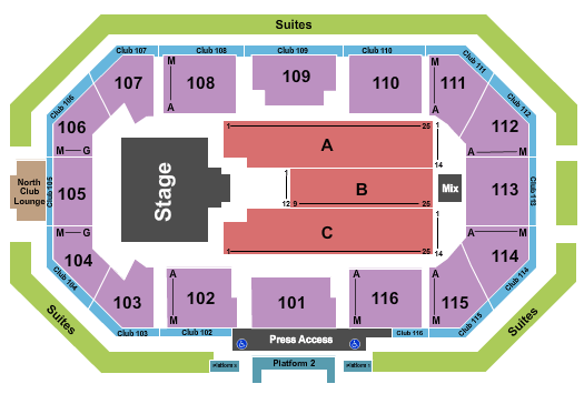 Scheels Arena Seating Chart