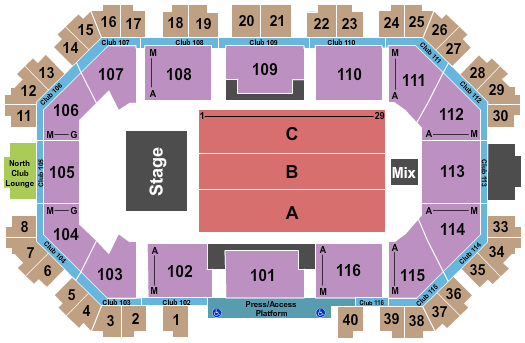 Ndsu Festival Concert Hall Seating Chart