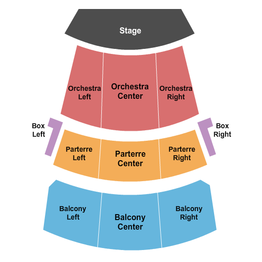 Scheidegger Center for the Arts - The Lindenwood Theater Seating Chart: End Stage 2