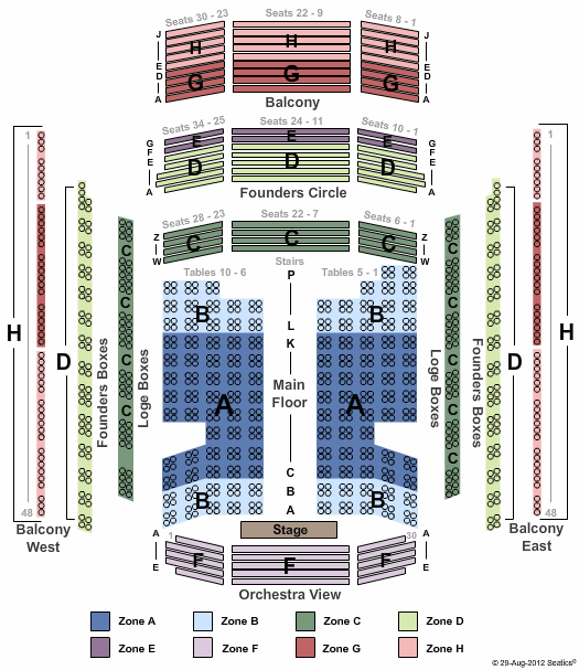 Schermerhorn Symphony Center Seating Chart
