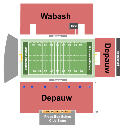 Scheumann Stadium Seating Chart: Bell Classic