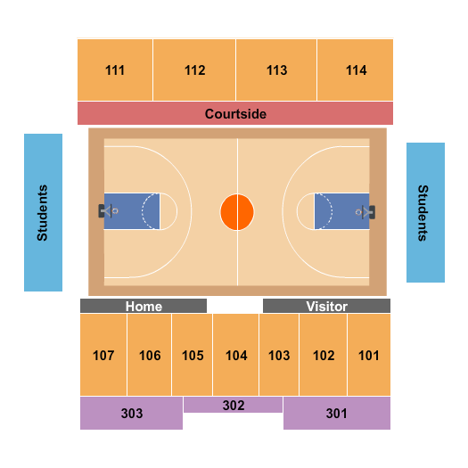 Schoenecker Arena - MN Seating Chart: Basketball