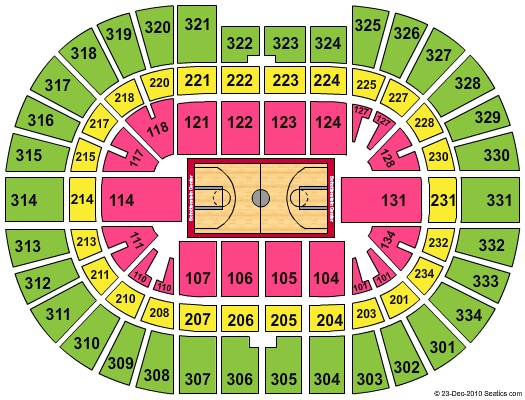 Ohio State Basketball Seating Chart
