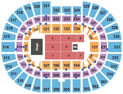 Value City Arena at The Schottenstein Center Seating Chart: Endstage 4